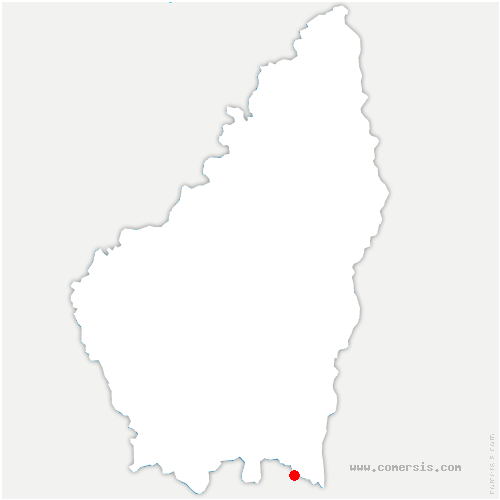 carte de localisation de Saint-Martin-d'Ardèche