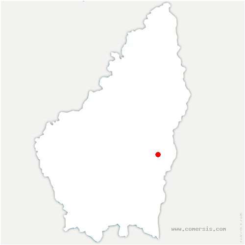 carte de localisation de Saint-Martin-sur-Lavezon