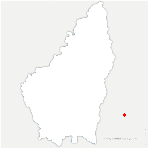 carte de localisation de Saint-Michel-sur-Rhône