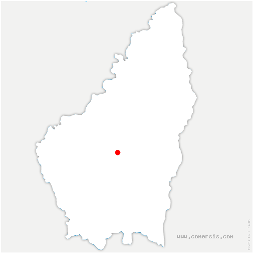 carte de localisation de Saint-Privat-d'Allier