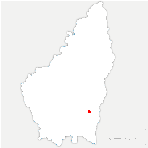 carte de localisation de Saint-Thomé