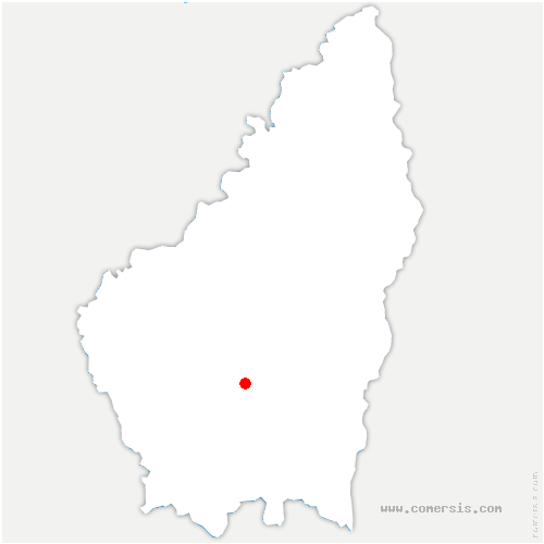 carte de localisation de Saint-Vénérand