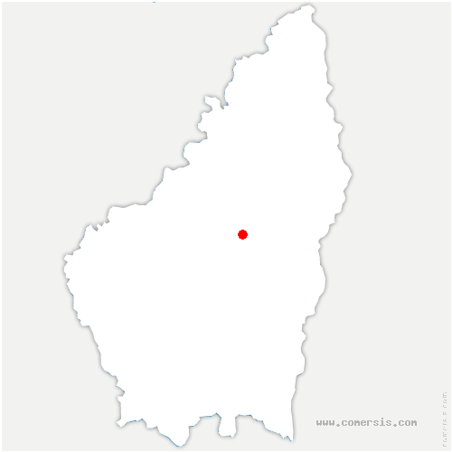 carte de localisation de Saint-Vidal