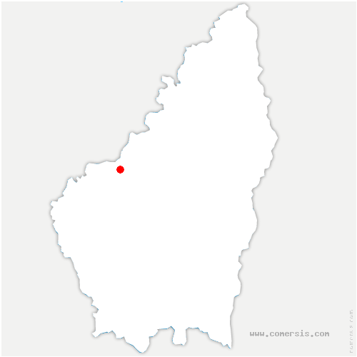 carte de localisation de Sainte-Eulalie
