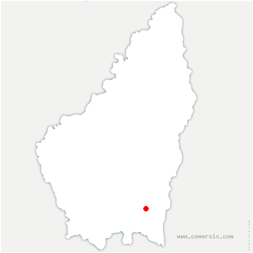 carte de localisation de Sainte-Euphémie-sur-Ouvèze