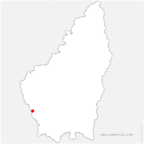 carte de localisation de Sainte-Marguerite-Lafigère