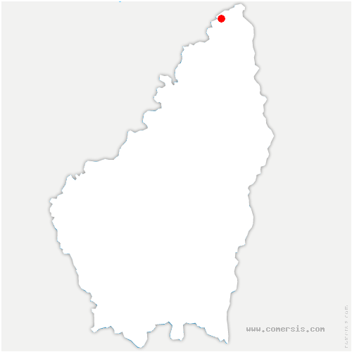 carte de localisation de Savas
