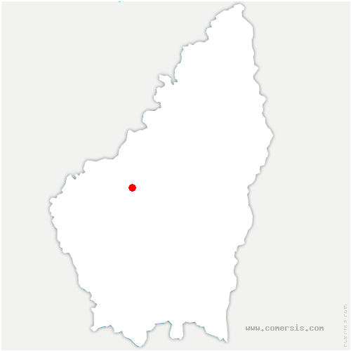 carte de localisation de Soyans