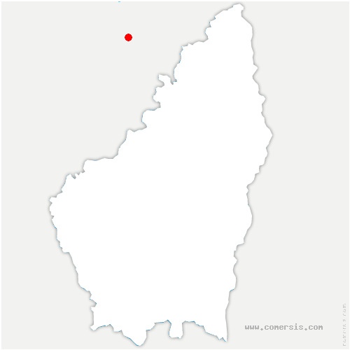 carte de localisation de Tersanne