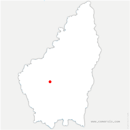 carte de localisation de Thueyts