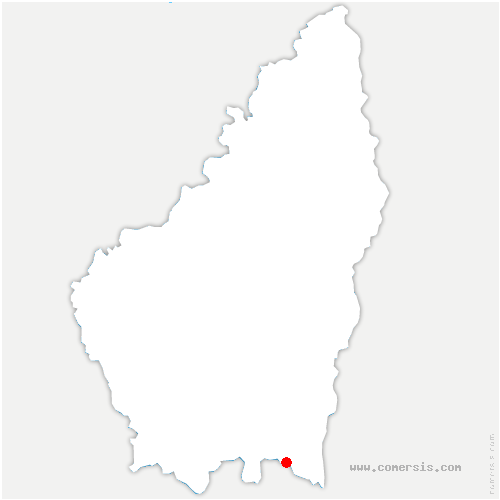 carte de localisation de Tupin-et-Semons