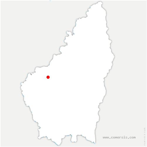 carte de localisation d'Usclades-et-Rieutord