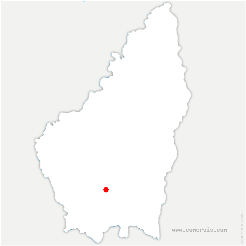carte de localisation d'Uzer