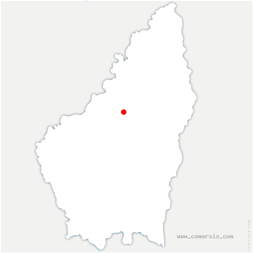 carte de localisation de Vachères-en-Quint