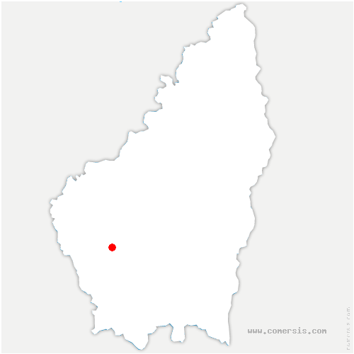 carte de localisation de Valgorge