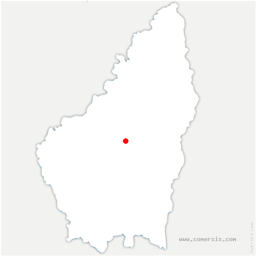 carte de localisation de Vergezac
