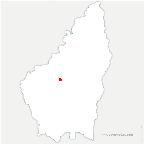 carte de localisation du Vernet
