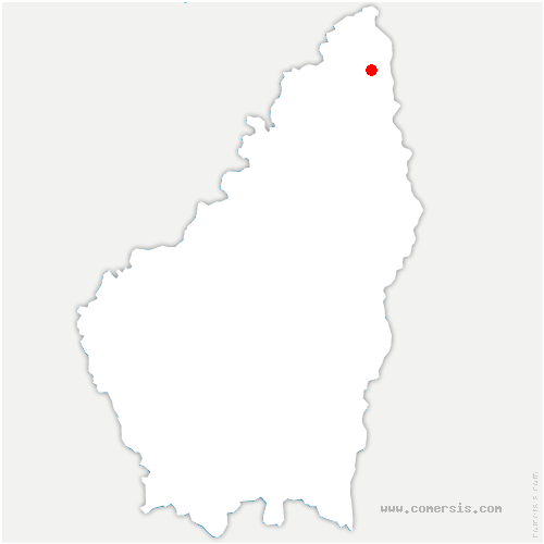 carte de localisation de Vernosc-lès-Annonay