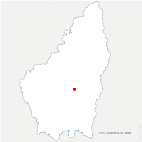 carte de localisation de Vesseaux