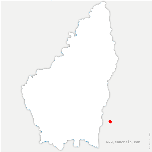 carte de localisation de Villebois-les-Pins