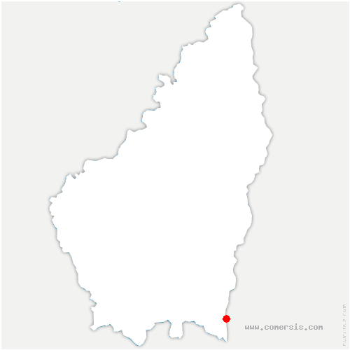 carte de localisation de Villefranche-le-Château