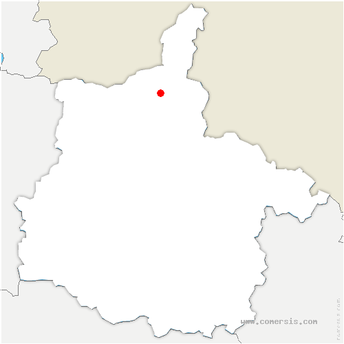 carte de localisation d'Anchamps