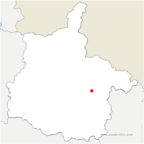 carte de localisation de Artaise-le-Vivier