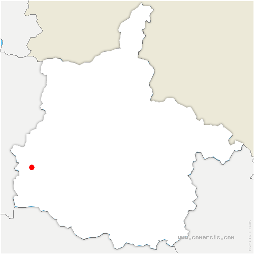 carte de localisation de Banogne-Recouvrance