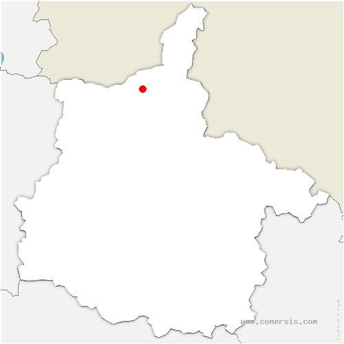 carte de localisation de Brieulles-sur-Meuse