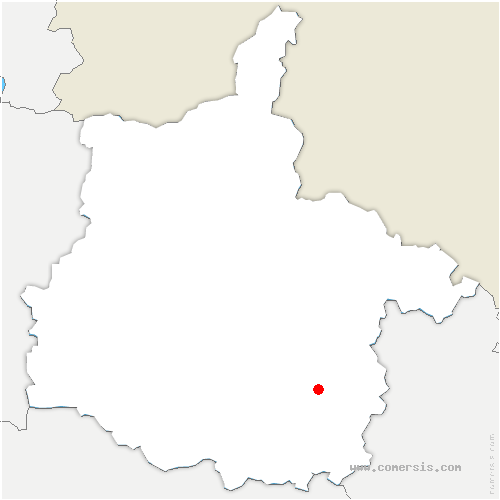 carte de localisation de Briquenay