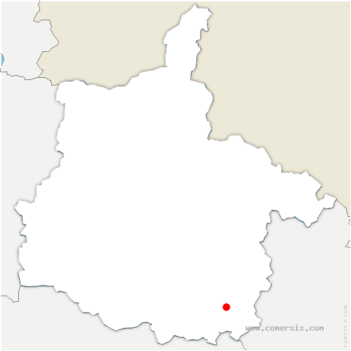 carte de localisation de Chevières