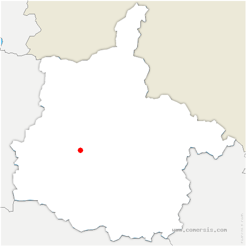 carte de localisation de Corny-Machéroménil