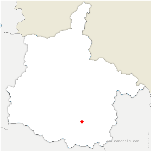 carte de localisation de la Croix-aux-Bois