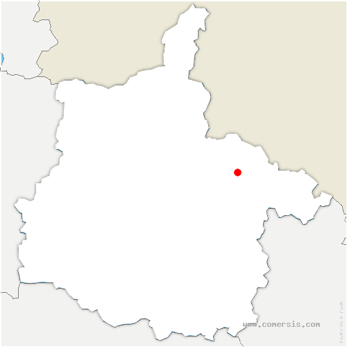 carte de localisation de Daigny