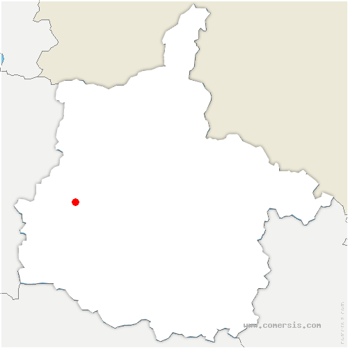 carte de localisation de Doumely-Bégny