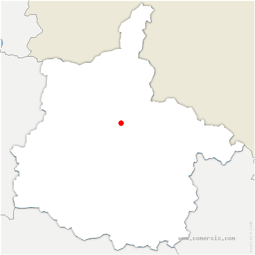 carte de localisation de Francheville