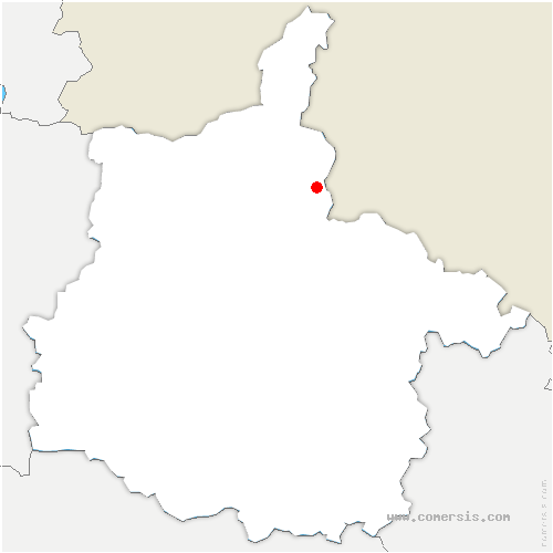 carte de localisation de Gespunsart