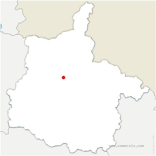 carte de localisation de Jandun