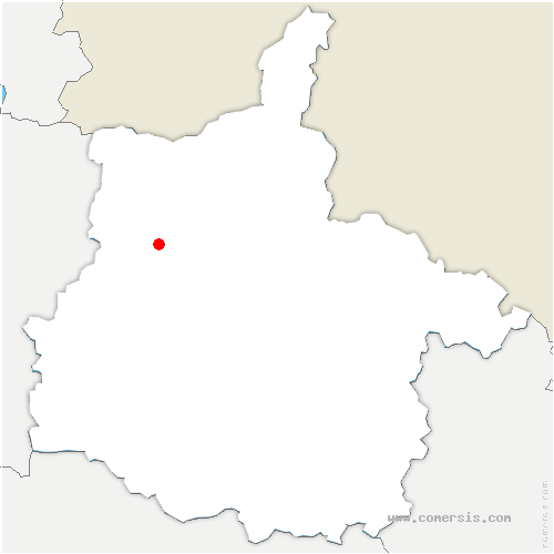carte de localisation de Logny-Bogny
