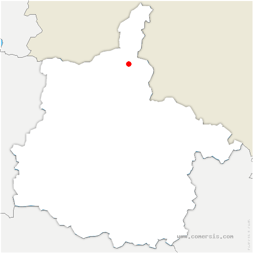 carte de localisation de Monthermé