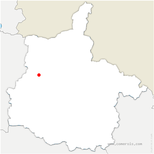 carte de localisation de Montmeillant