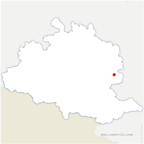carte de localisation de l'Aiguillon