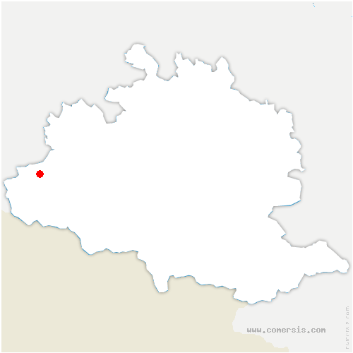 carte de localisation de Aucazein