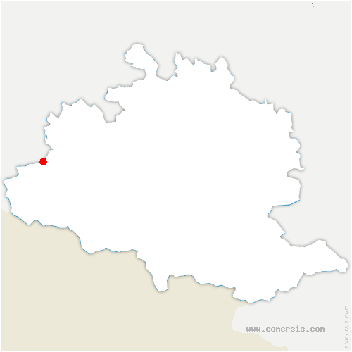 carte de localisation de Balaguères