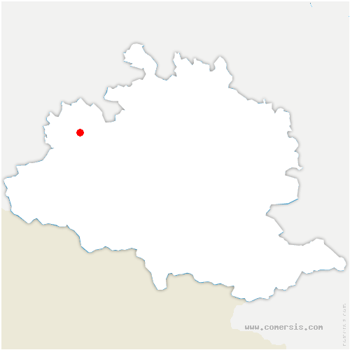 carte de localisation de Barjac