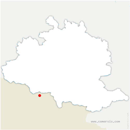carte de localisation de Bessède-de-Sault