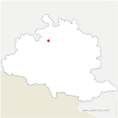 carte de localisation de Bordes-sur-Arize