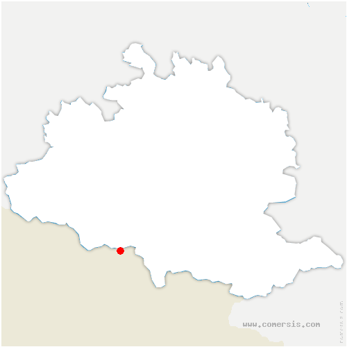 carte de localisation de Cailla