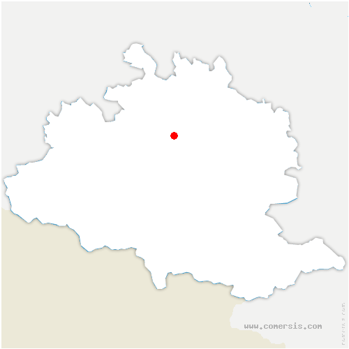 carte de localisation de Cazaux
