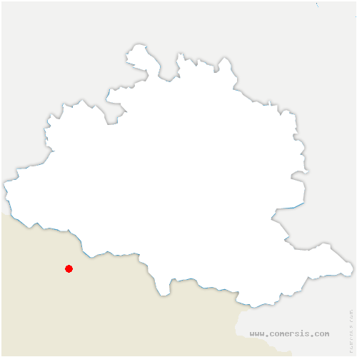carte de localisation de la Fajolle
